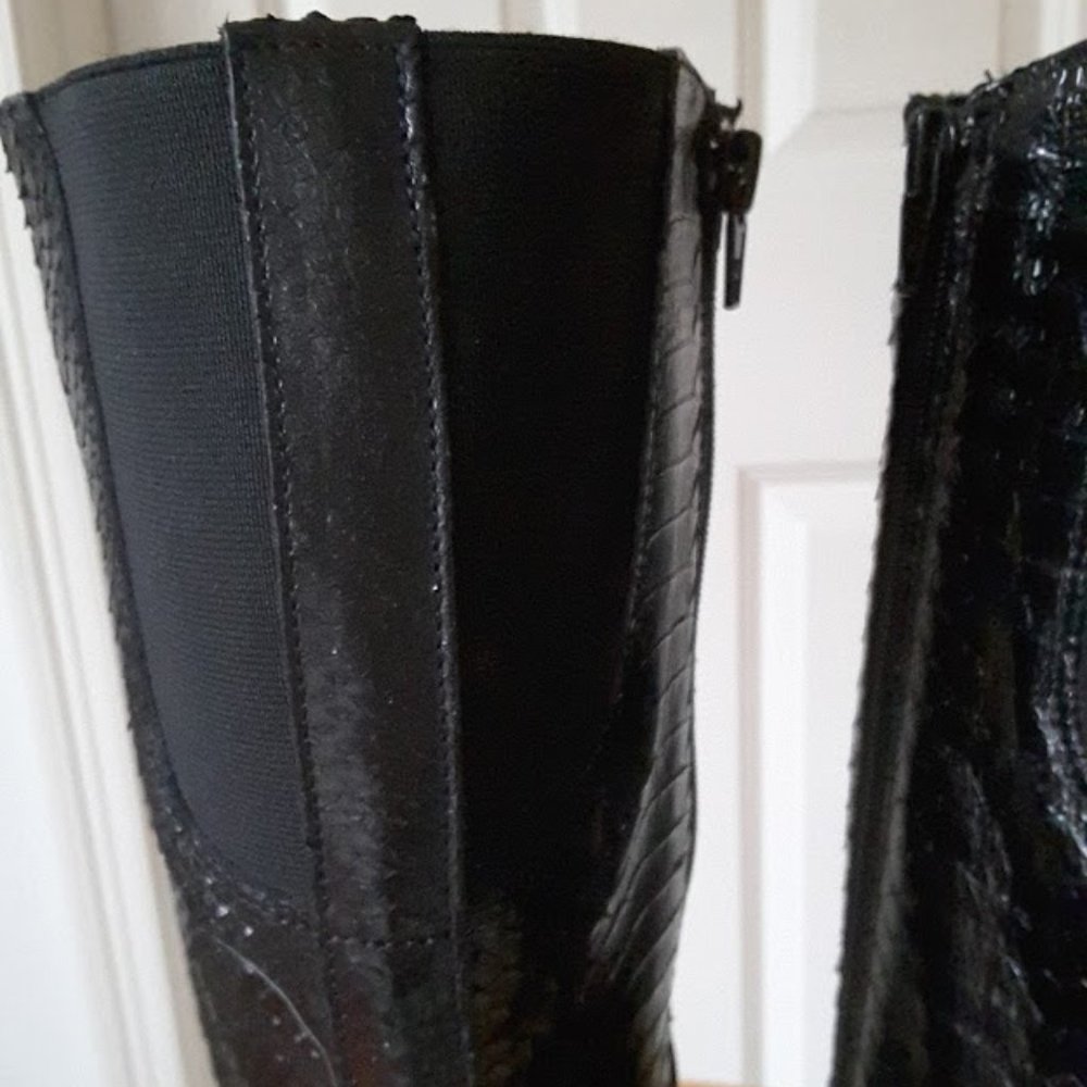 Attilio Gousti Leombruni/AGL Tall Snake Boot NWOB - Picture 7 of 9